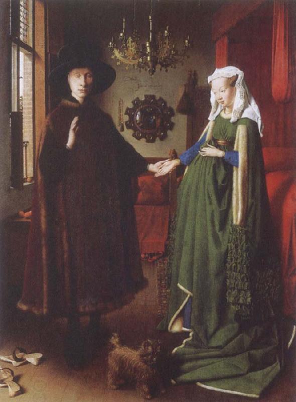 Jan Van Eyck The Arnolfini Portrait oil painting picture